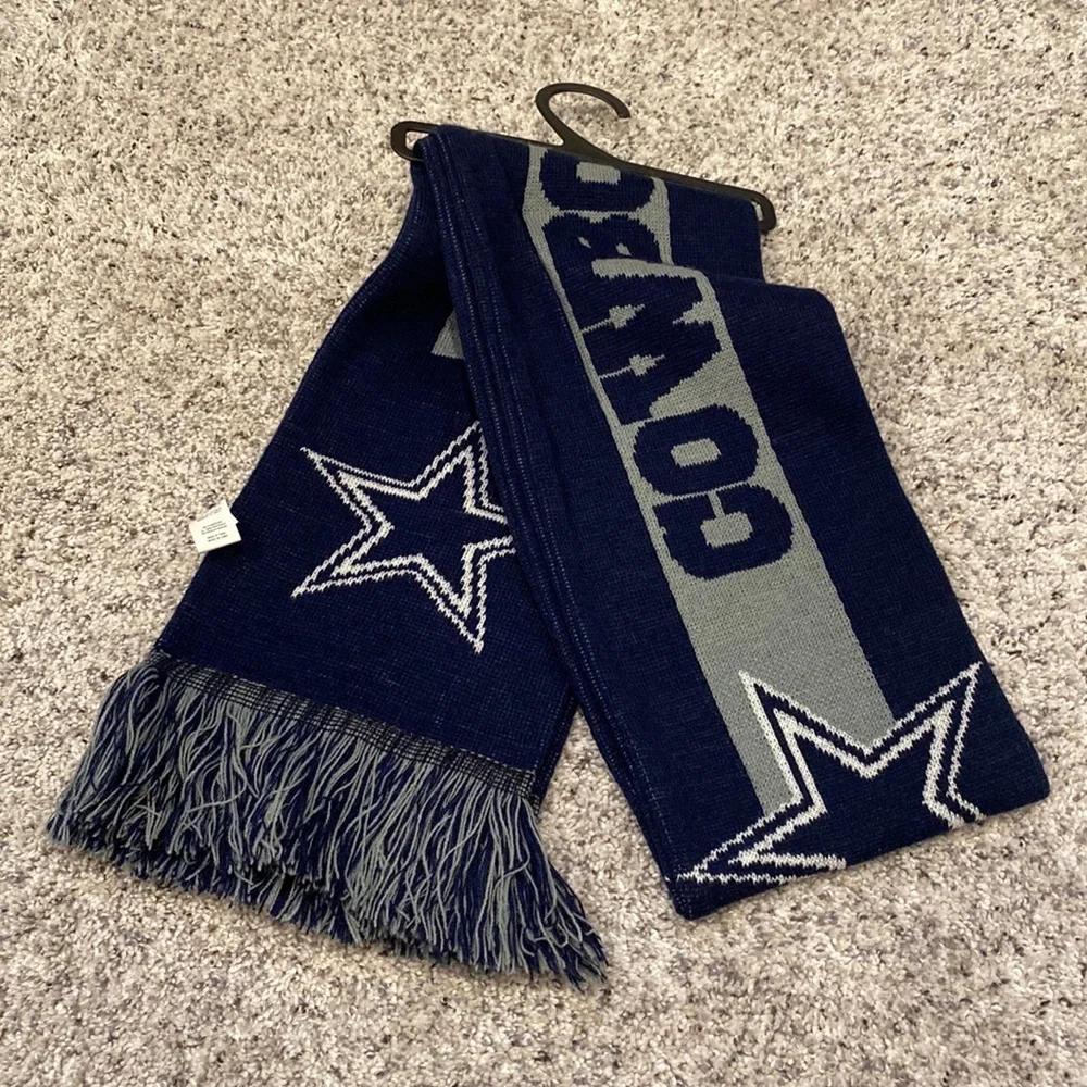 New Dallas Cowboys knit scarf NFL football